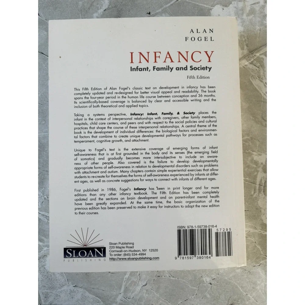 Infancy : Infant, Family, and Society by Alan Fogel (2008, Trade Paperback) GOOD